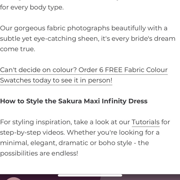 Henkaa Sakura Maxi Infinity Dress One Size Ruby Red - Picture 3 of 5